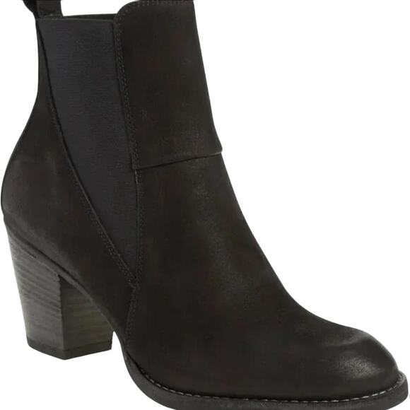Paul green Jules Block Heel Chelsea Boot black size 5.5 euc - Picture 1 of 6